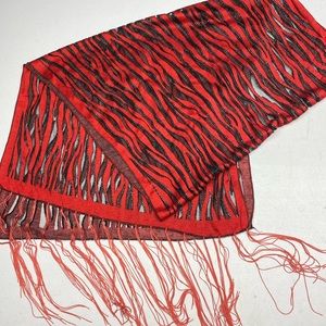 RD/BLK Fashion Scarf, *P1057